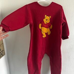 Disney Red Winnie the Pooh Romper